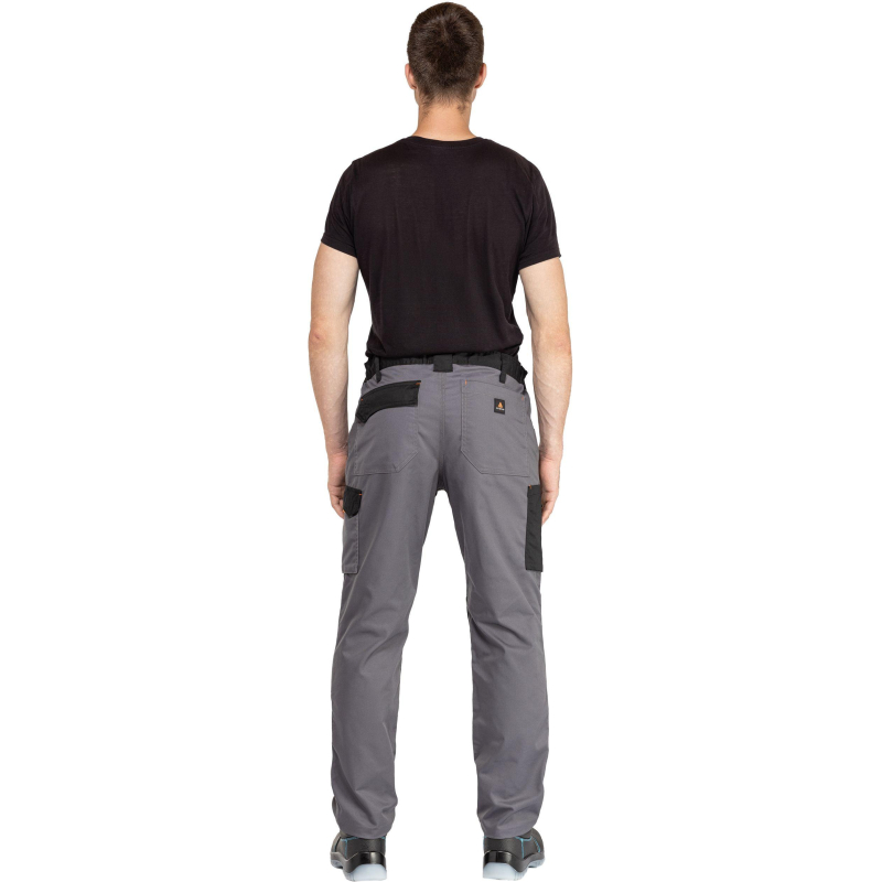Брюки рабочие летние мужские MACH2 сер/оранж р.3XL (арт.M2PA3GO3X) - фото 4