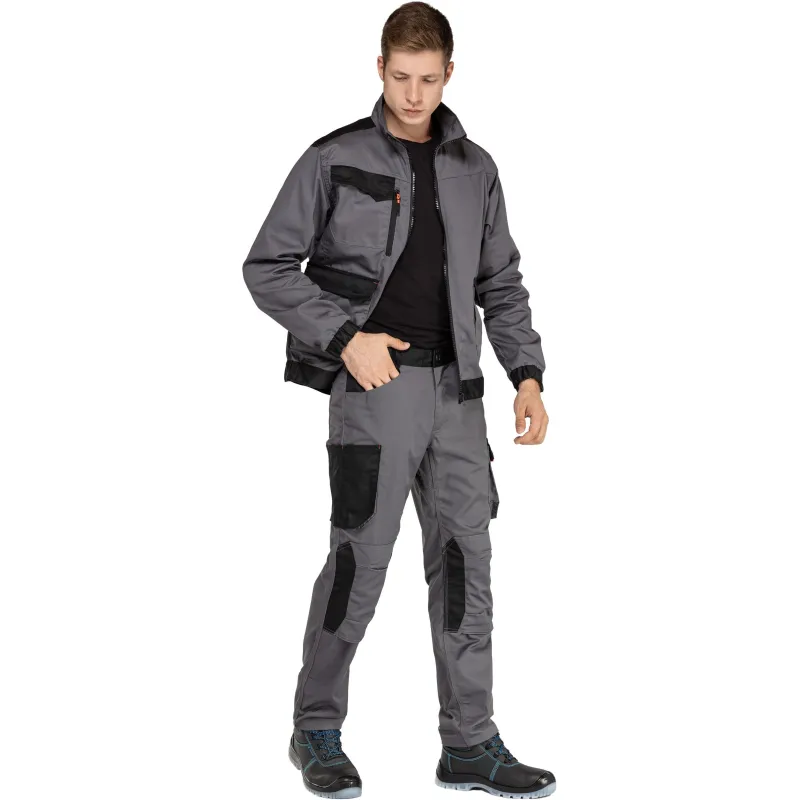 Куртка рабочая летняя мужская MACH2 сер/оранж р.3XL (арт.M2VE3GO3X) - фото 6