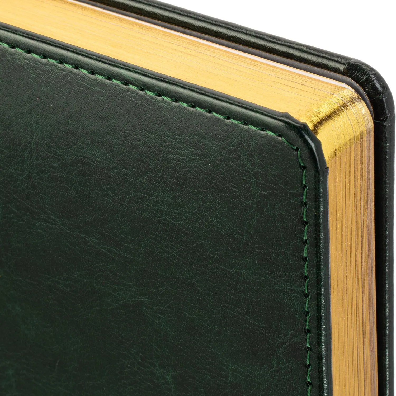 Ежедневник датированный 2026 А5+ SIDNEY NEBRASKA зелен, зол обрез 3-125/05 - фото 3