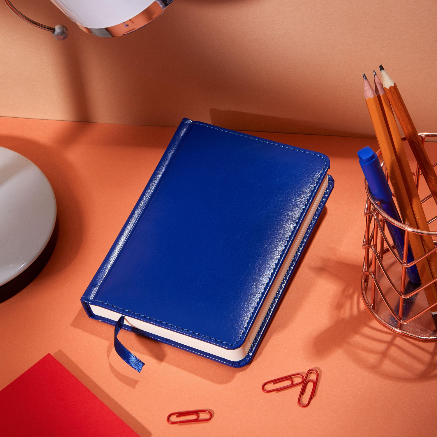 Ежедневник недатированный ATTACHE Priority А6, 160л, синий - фото 19