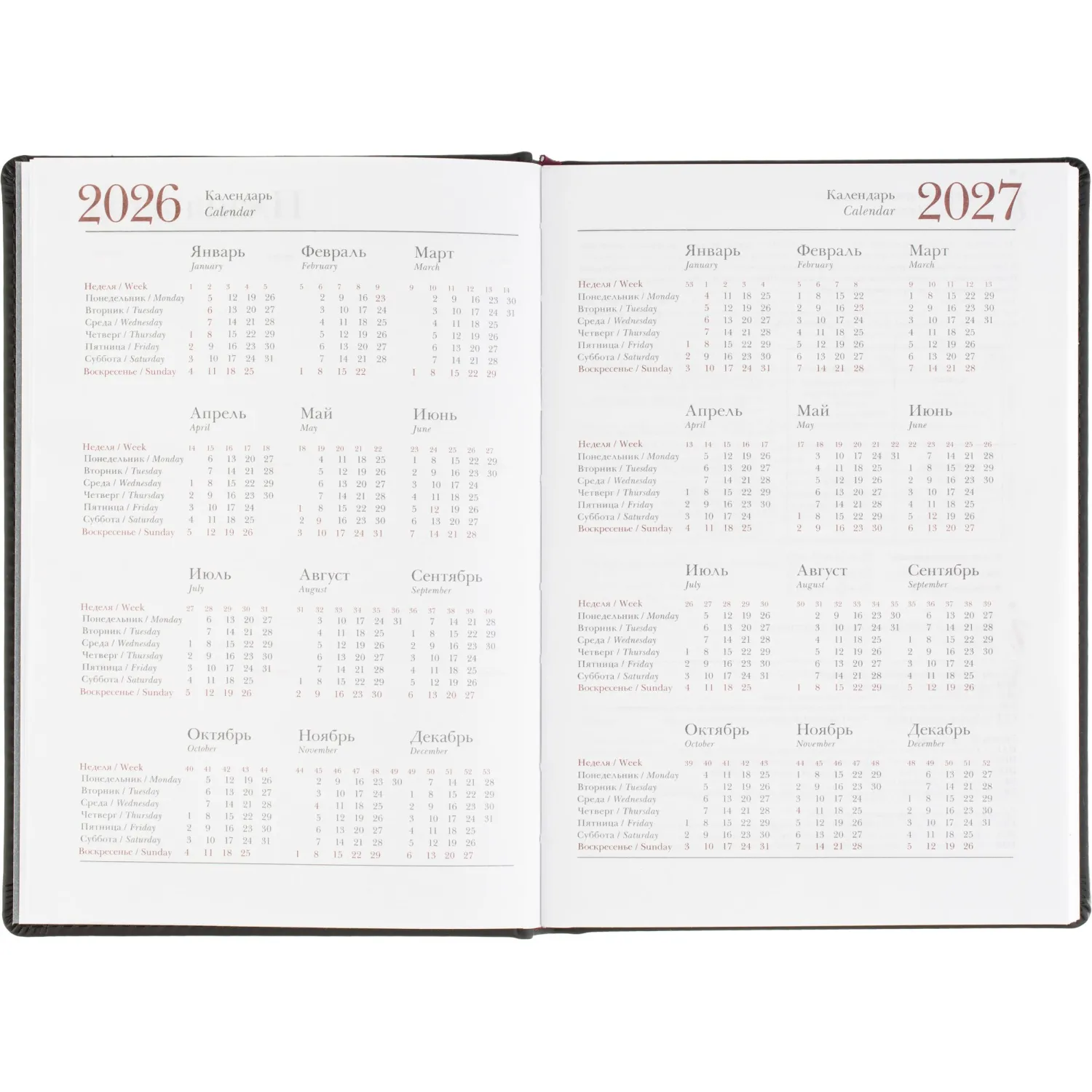 Ежедневник датированный 2026 А5+ VELVET черный 3-123/04 - фото 9