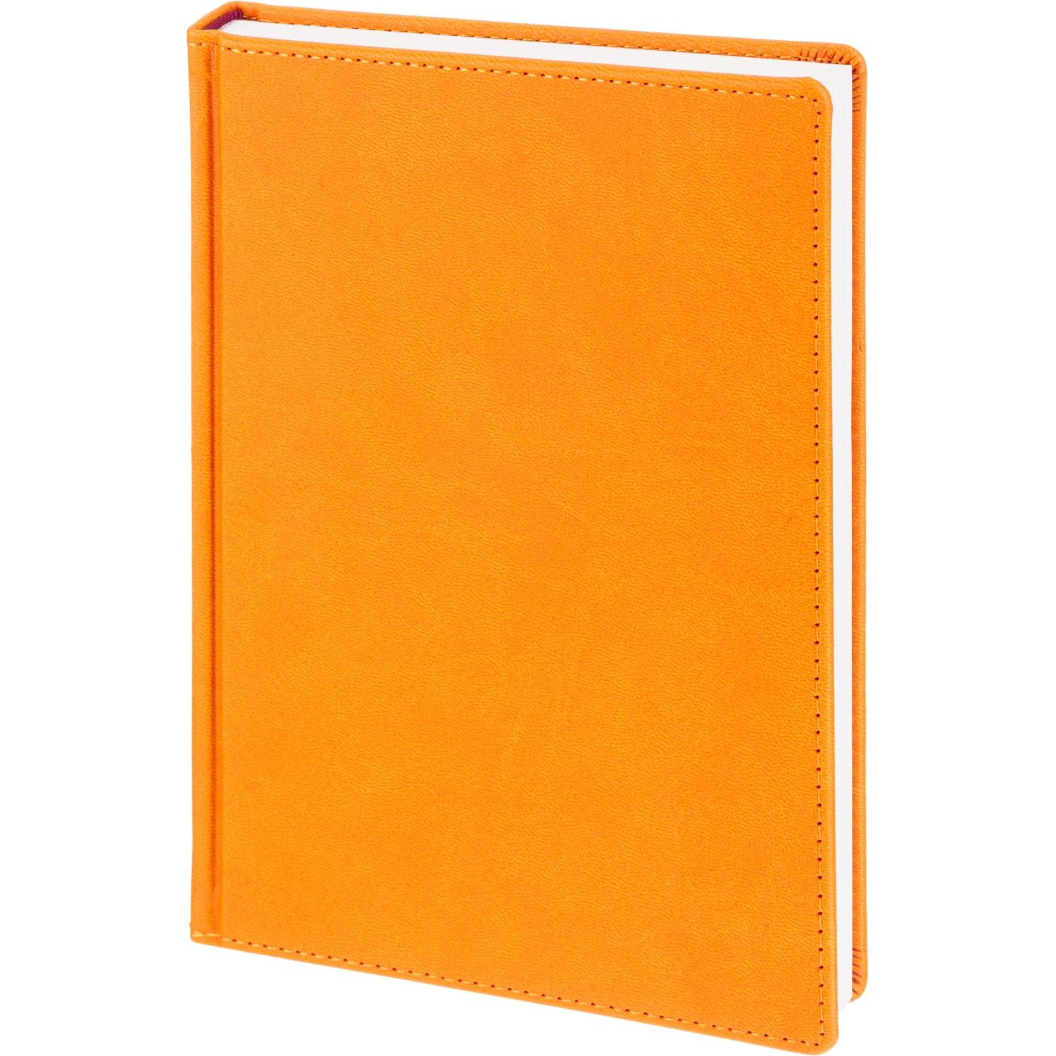 Ежедневник датированный 2026 А5+ VELVET оранжевый 3-123/06 - фото 1