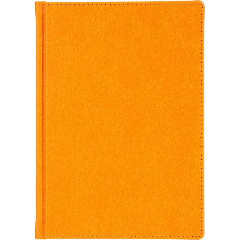Ежедневник датированный 2026 А5+ VELVET оранжевый 3-123/06 - фото 2