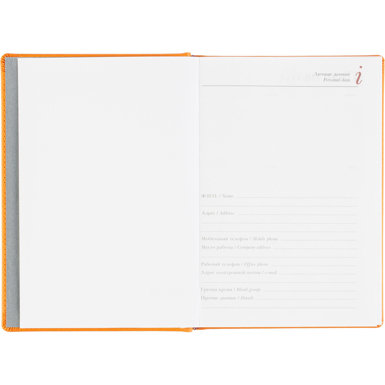 Ежедневник датированный 2026 А5+ VELVET оранжевый 3-123/06 - фото 7