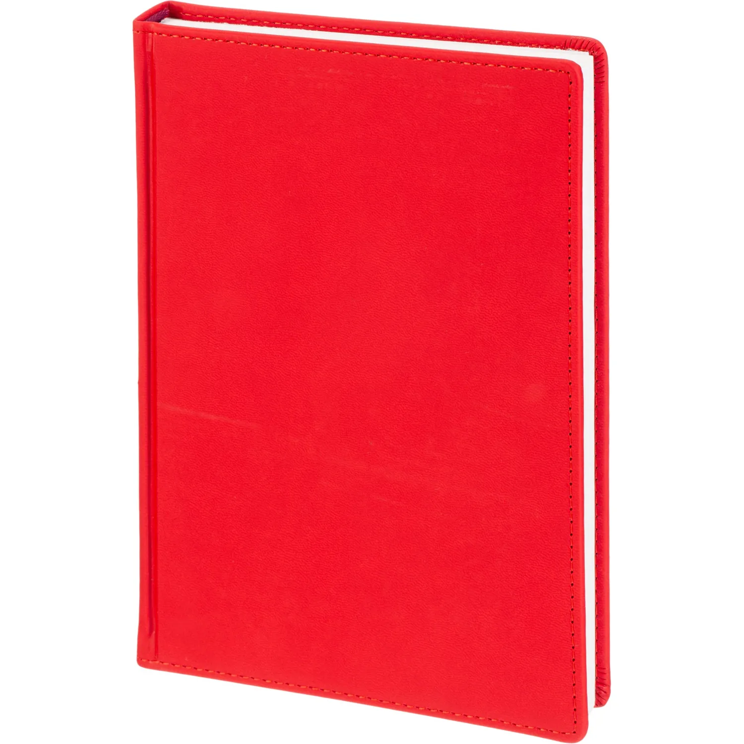 Ежедневник датированный 2026 А5+ VELVET красный 3-123/10 - фото 1