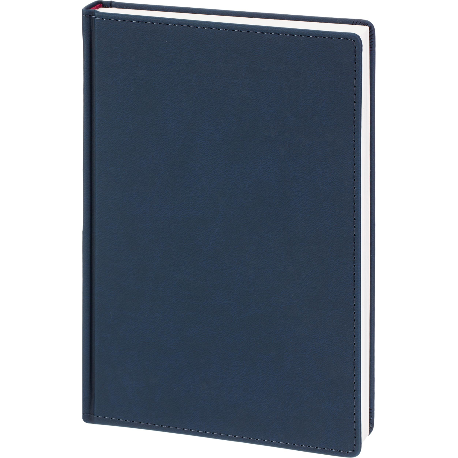 Ежедневник датированный 2026 А5+ VELVET темно-синий 3-123/18 - фото 1