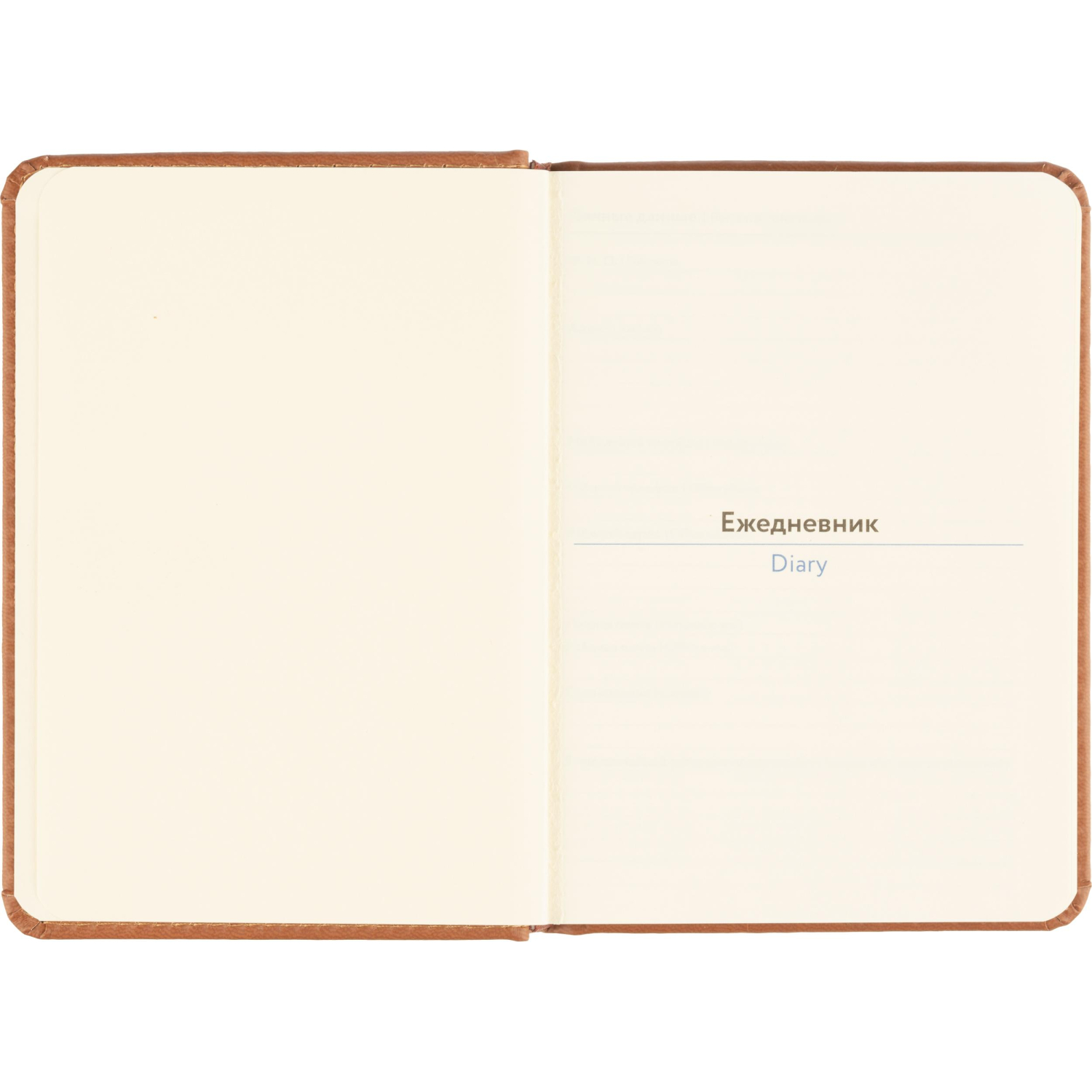 Ежедневник недатированный ATTACHE Classic А6, 136л, коричневый - фото 8