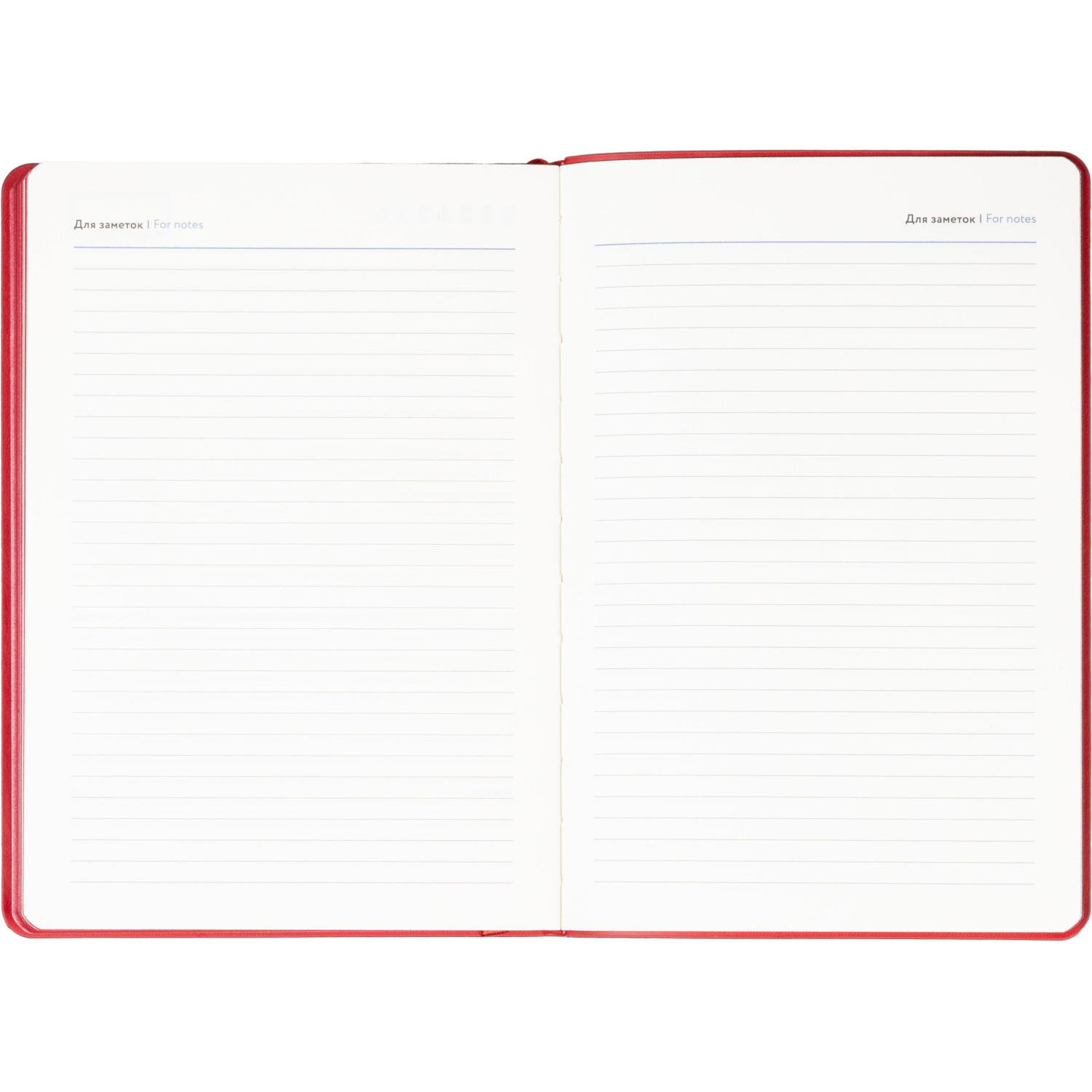 Ежедневник недатированный ATTACHE Soft touch А5, 140х200мм, 136л, красный - фото 15