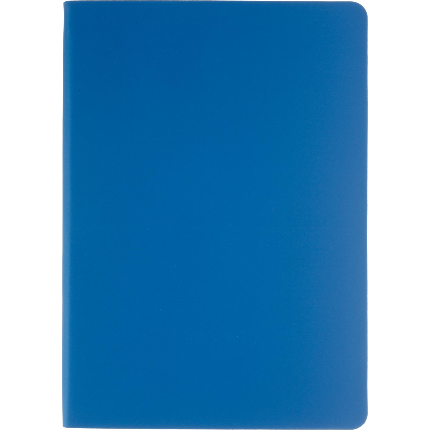 Ежедневник недатированный ATTACHE Soft touch А5,140х200мм,136л, синий - фото 3