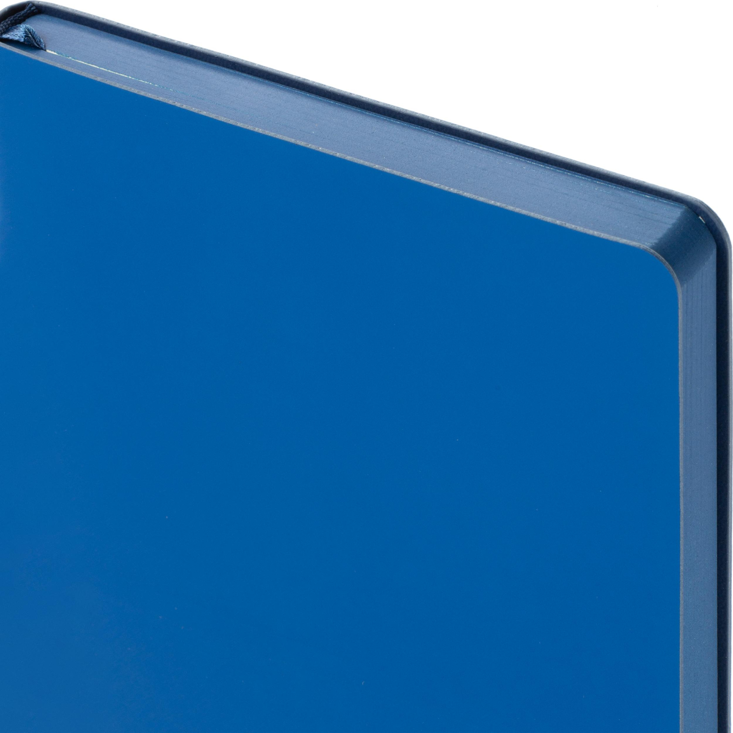 Ежедневник недатированный ATTACHE Soft touch А5,140х200мм,136л, синий - фото 4