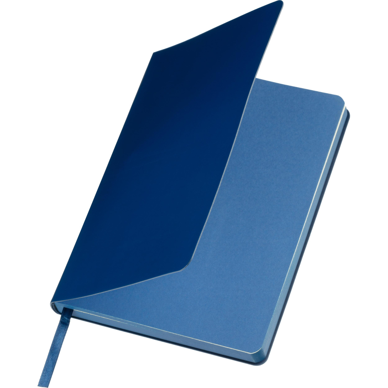 Ежедневник недатированный ATTACHE Soft touch А5,140х200мм,136л, синий - фото 6