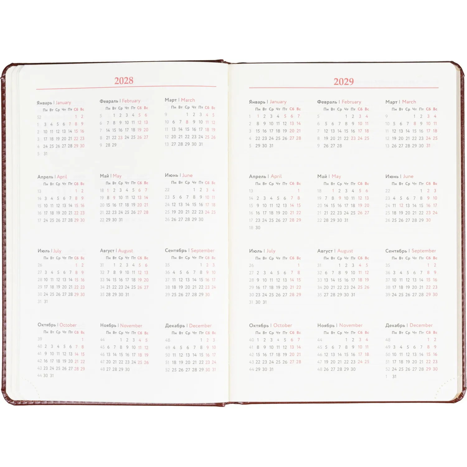 Ежедневник недатированный ATTACHE Gold А5,143х210мм, 160л,  коричневый - фото 8