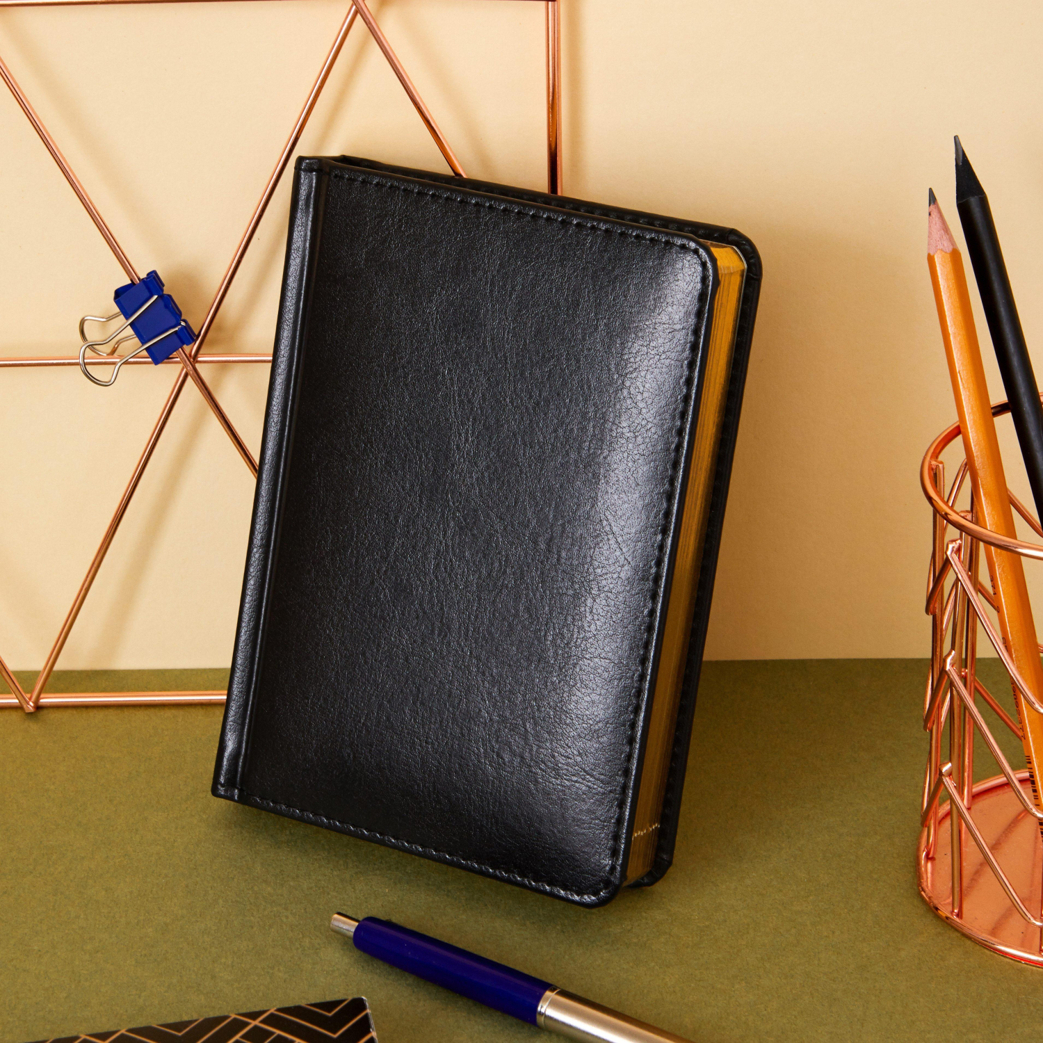 Ежедневник недатированный ATTACHE Gold А6, 160л, черный - фото 18