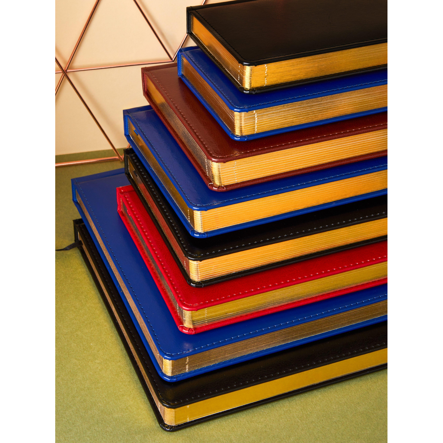 Ежедневник недатированный ATTACHE Gold А6, 160л, черный - фото 19