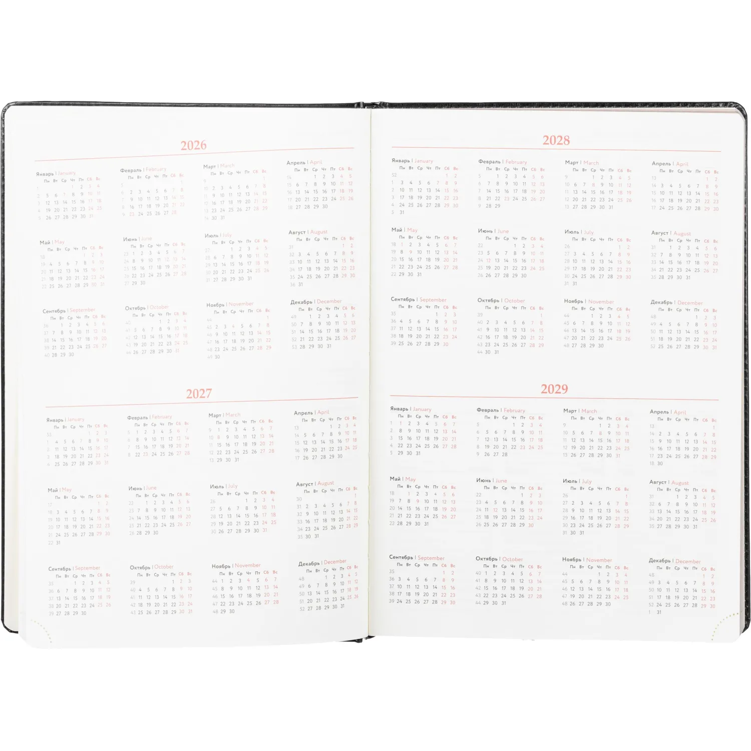 Ежедневник недатированный ATTACHE Gold А4, 160л, черный - фото 7