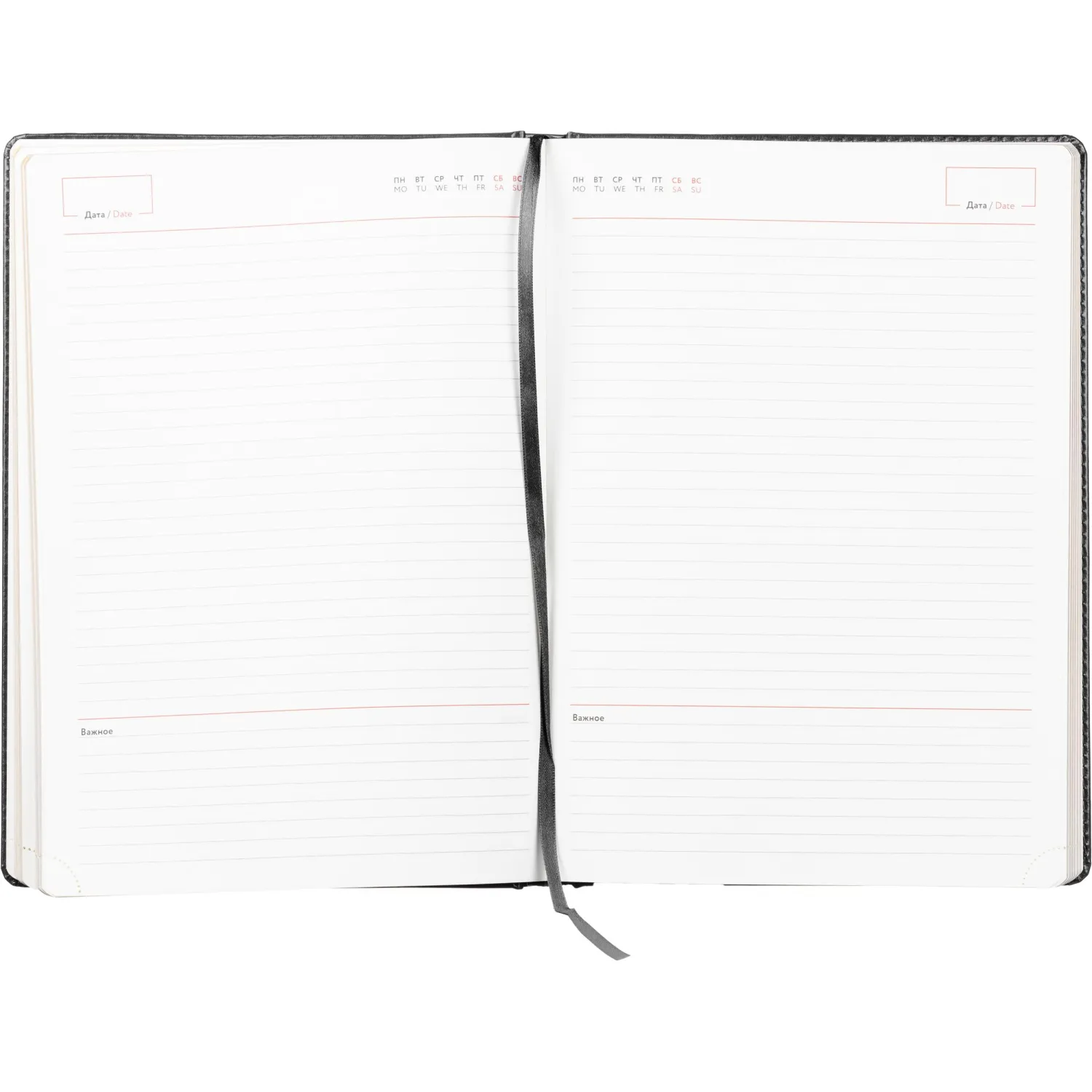 Ежедневник недатированный ATTACHE Gold А4, 160л, черный - фото 13