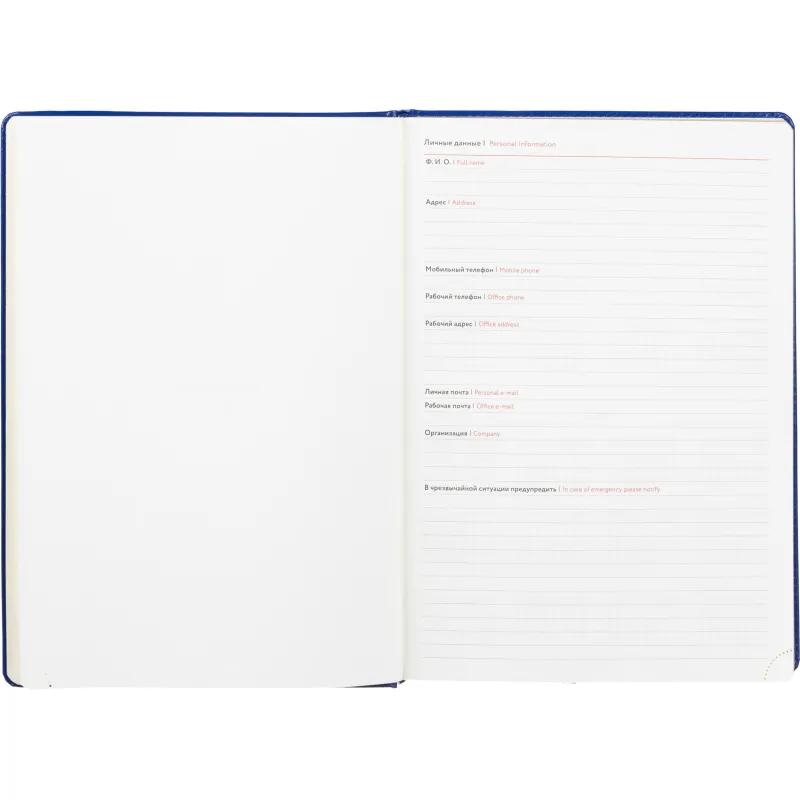 Ежедневник недатированный ATTACHE Gold А4, 160л, синий - фото 6