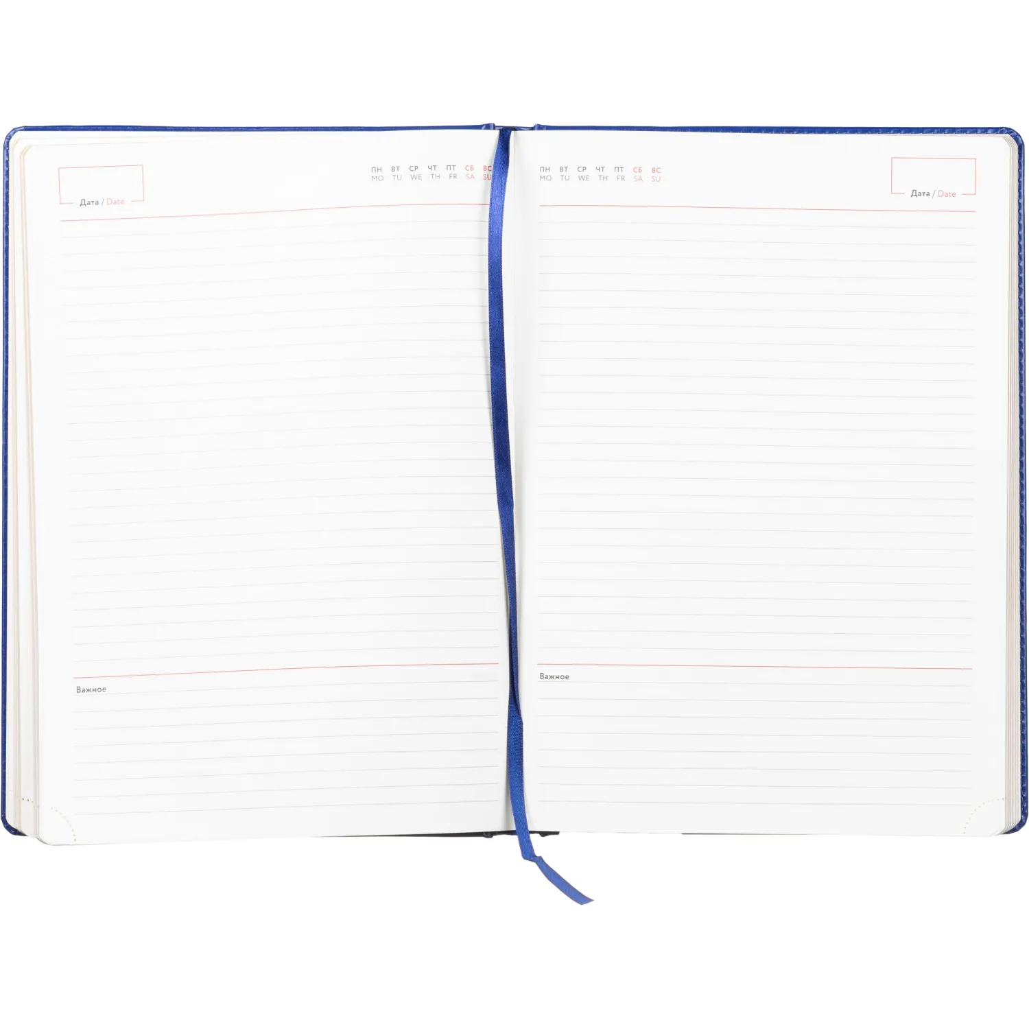 Ежедневник недатированный ATTACHE Gold А4, 160л, синий - фото 13