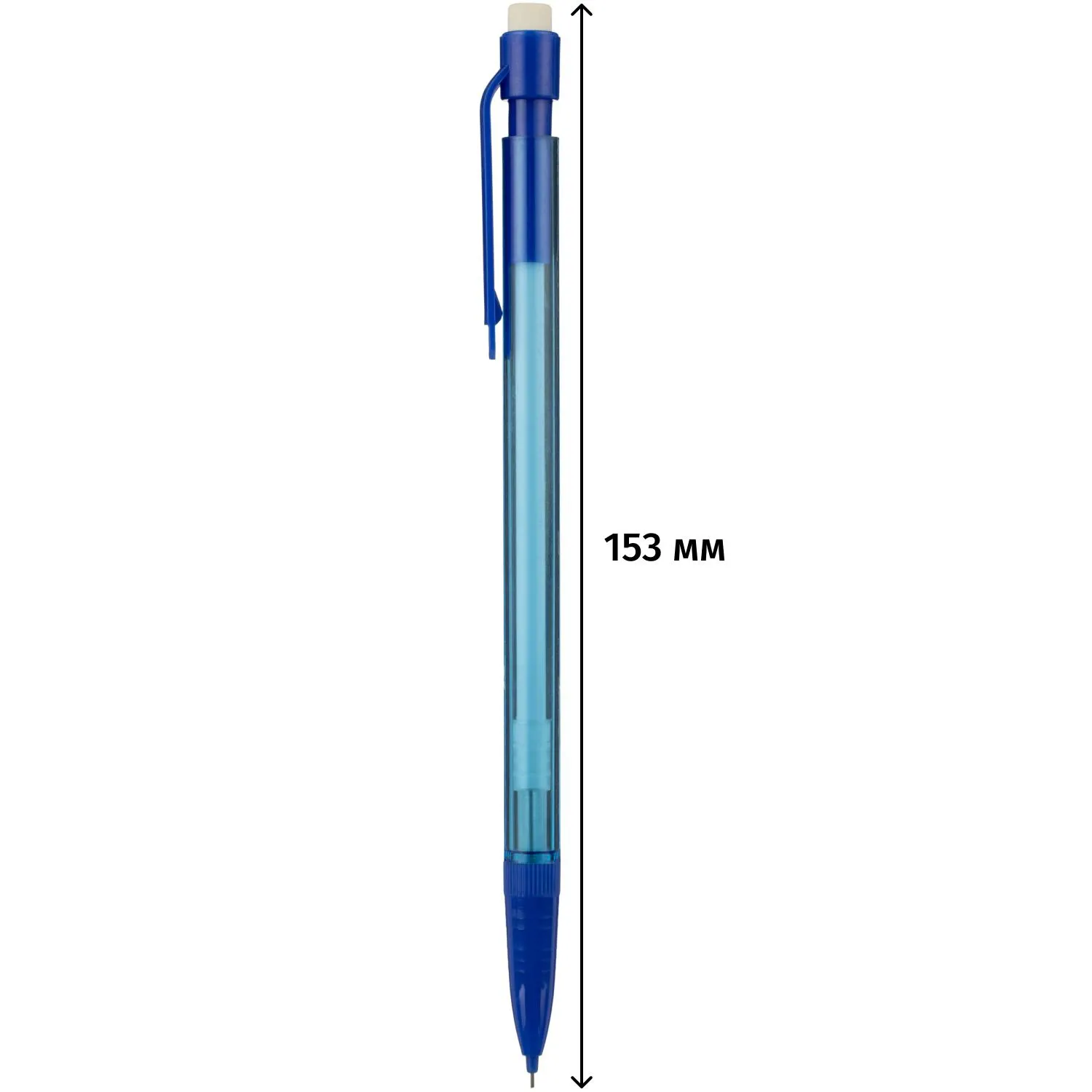 Карандаш механический 0,5мм, пластиковый прозр.корп, в ассорт SMP003 - фото 11