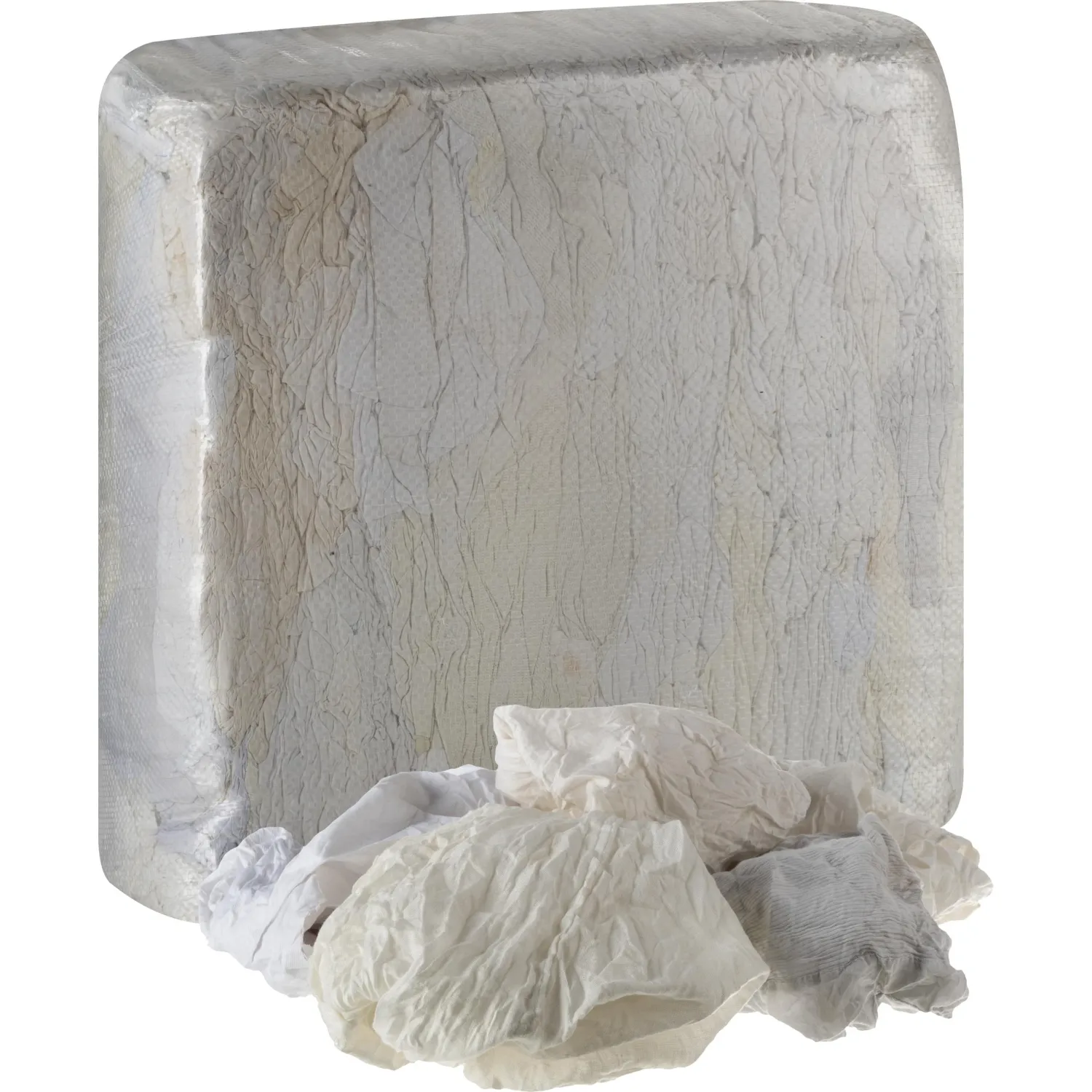 Ветошь коттон белый Выбор Есть, 10кг - фото 1