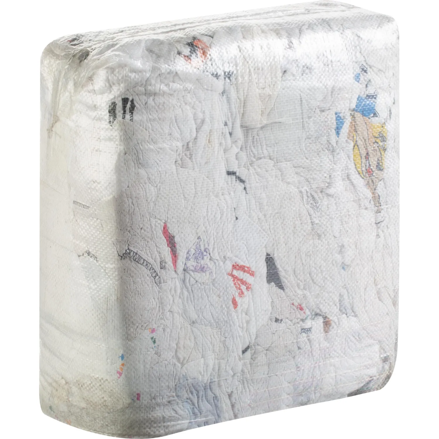 Ветошь трикотаж белый с вкраплениями_Б, 10кг - фото 2