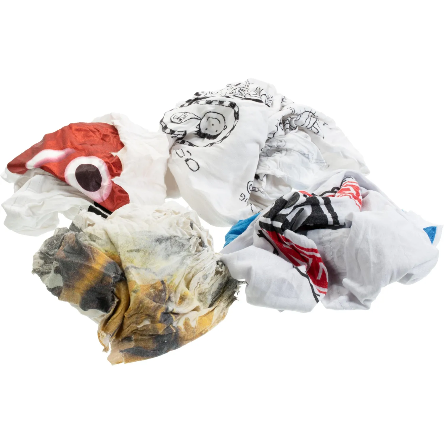 Ветошь трикотаж белый с вкраплениями_Б, 10кг - фото 3