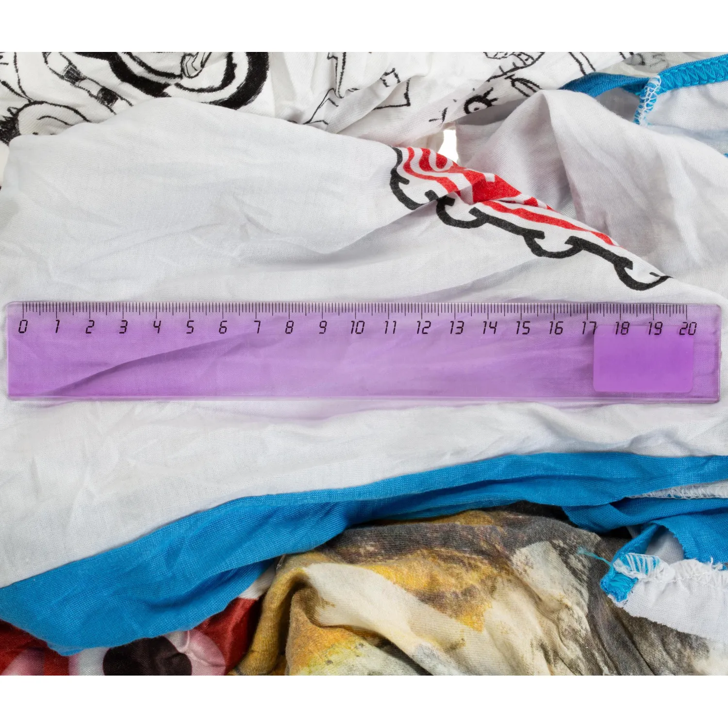 Ветошь трикотаж белый с вкраплениями_Б, 10кг - фото 4