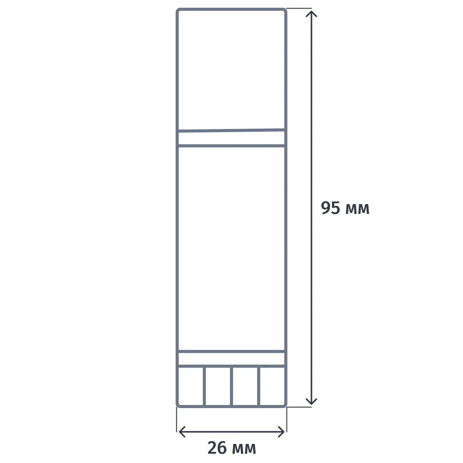 Клей-карандаш 20г ATTACHE power glue - фото 6