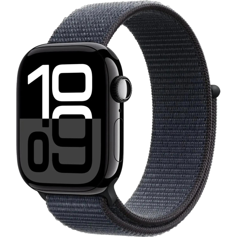 Смарт-часы Apple Watch Series 10 A2997 42мм OLED черный (MWWG3LW/A) - фото 1