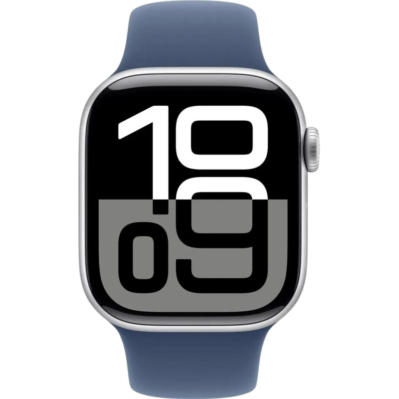 Смарт-часы Apple Watch Series 10 A2997 42мм OLED сереб./синий(MWWC3LW/A) - фото 2
