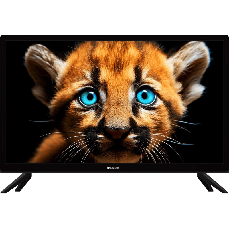 Телевизор 24 Topdevice TDTV24BS01H_BK, HD ready, смарт (WildRed) - фото 1