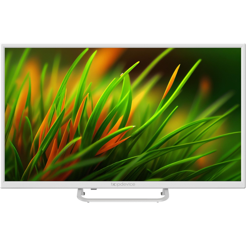 Телевизор 32 Topdevice TDTV32BS02H_WE, HD ready, смарт (WildRed) белый - фото 1