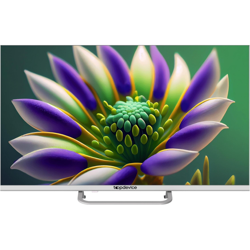 Телевизор 32 Topdevice TDTV32CS04H_WE, HD ready, смарт (WildRed) белый - фото 1