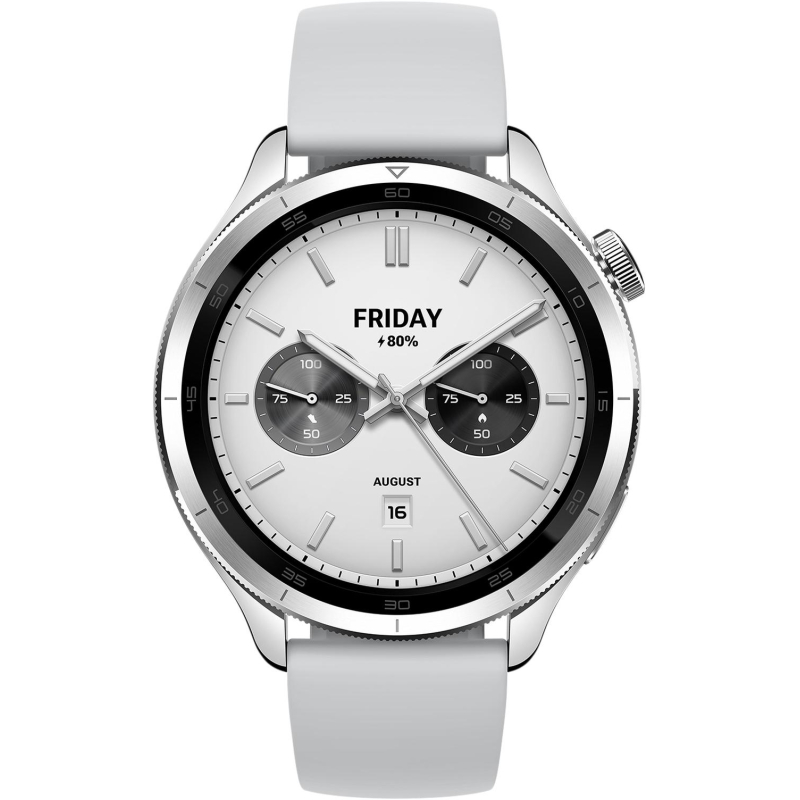 Смарт-часы Xiaomi Watch S4 Silver(BHR9197GL) - фото 2