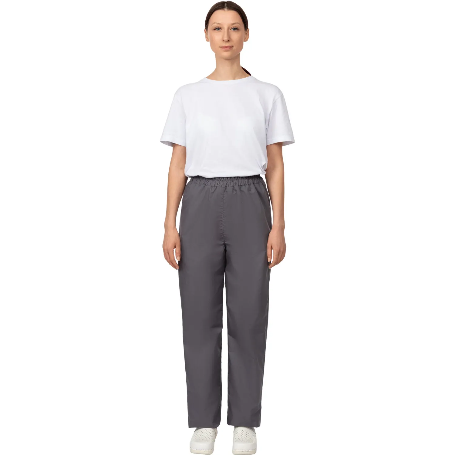 Костюм жен (куртка, бр) м01 бел/сер 128-132/158-164 - фото 5
