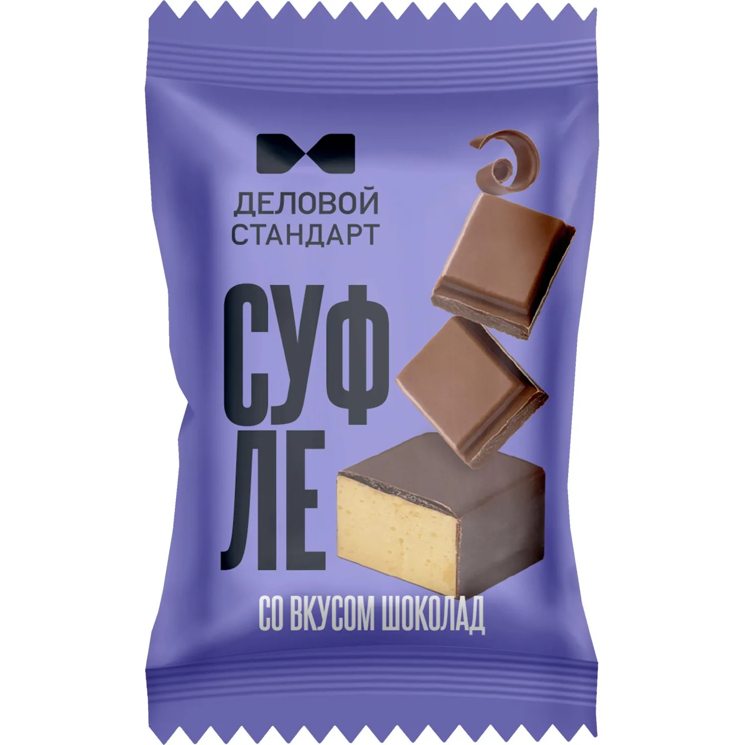 Конфеты глазированные Деловой Стандарт суфле со вкусом шоколад, 500г - фото 2
