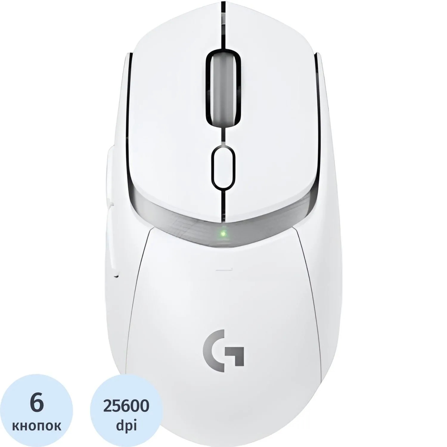 Мышь компьютерная Logitech G309 Lightspeed 25600dpi BT 6but (910-007209)бел - фото 1