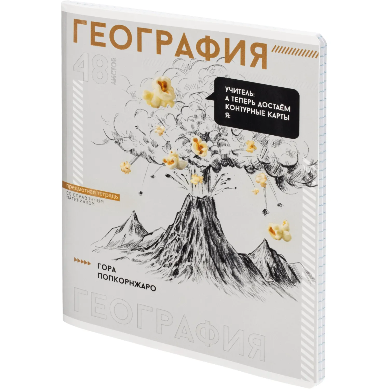 Тетрадь предметная  ГЕОГРАФИЯ ЯРКИЕ ДЕТАЛИ /48 л., А5+,клетка/67542 - фото 2