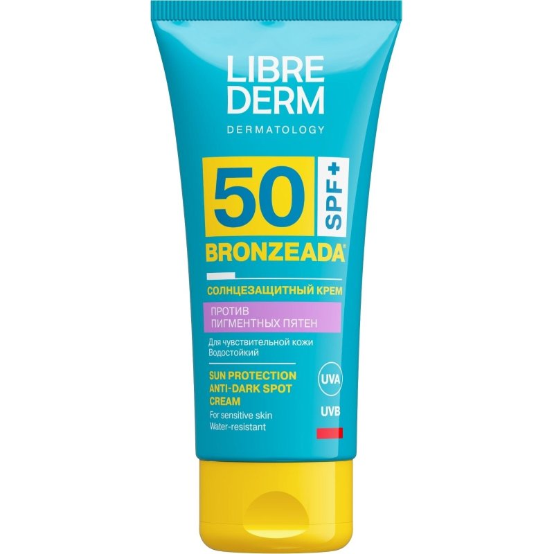 Крем солнцезащитный LIBREDERM BRONZEADA против пигментных пятен SPF50 50 мл - фото 1