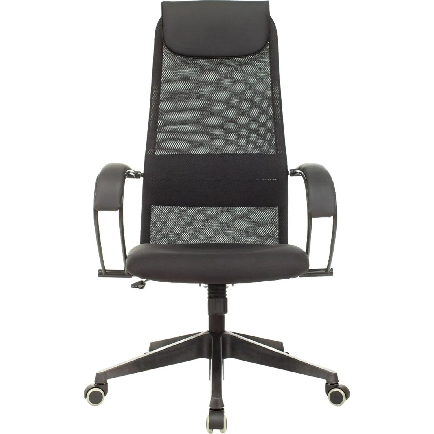 Кресло 0MX_VB_EChair-655 LT TTW сетка/ткань черный, пластик - фото 2