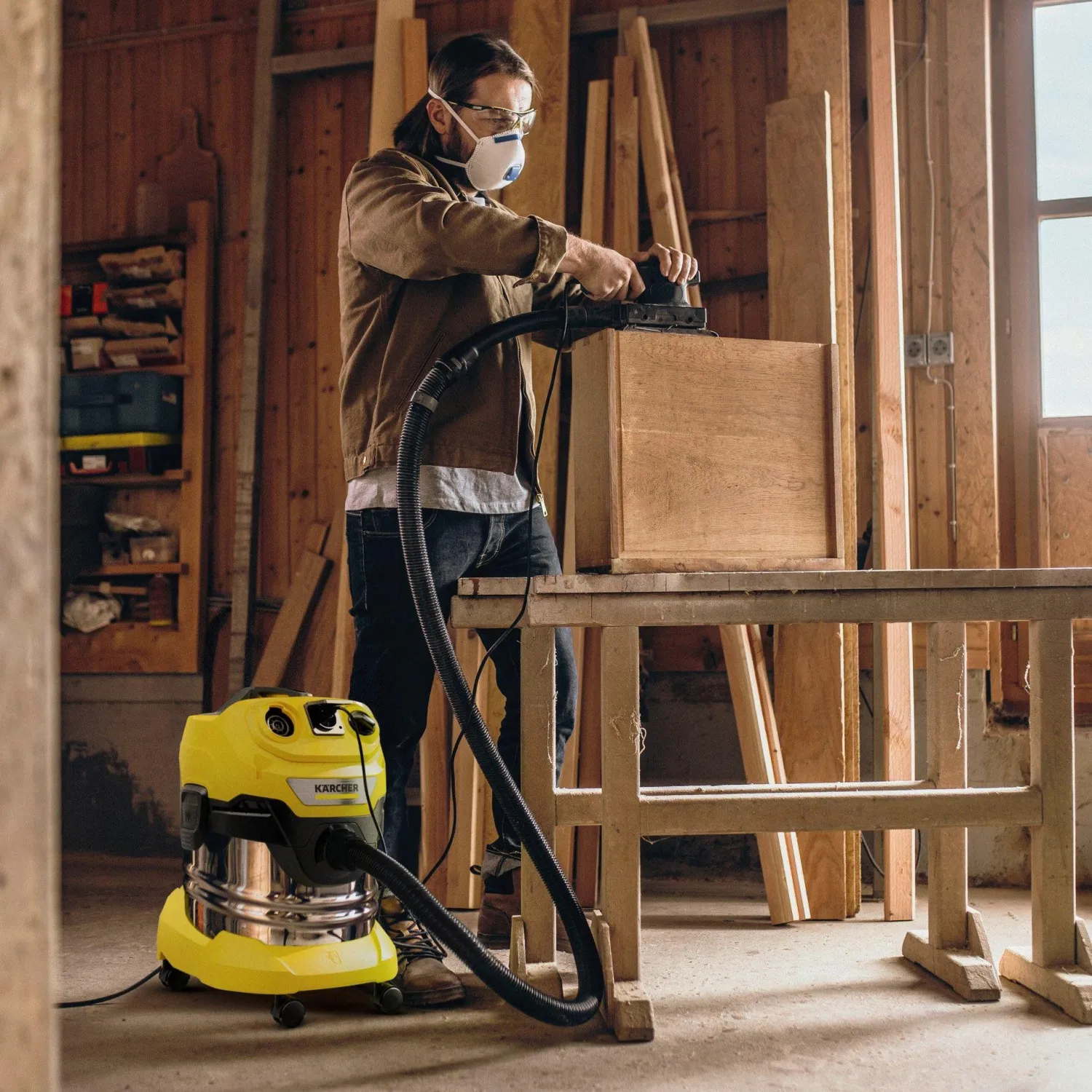 Пылесос xозяйственный Karcher WD 4 P S V-20/5/22 (1.628-290.0) - фото 6