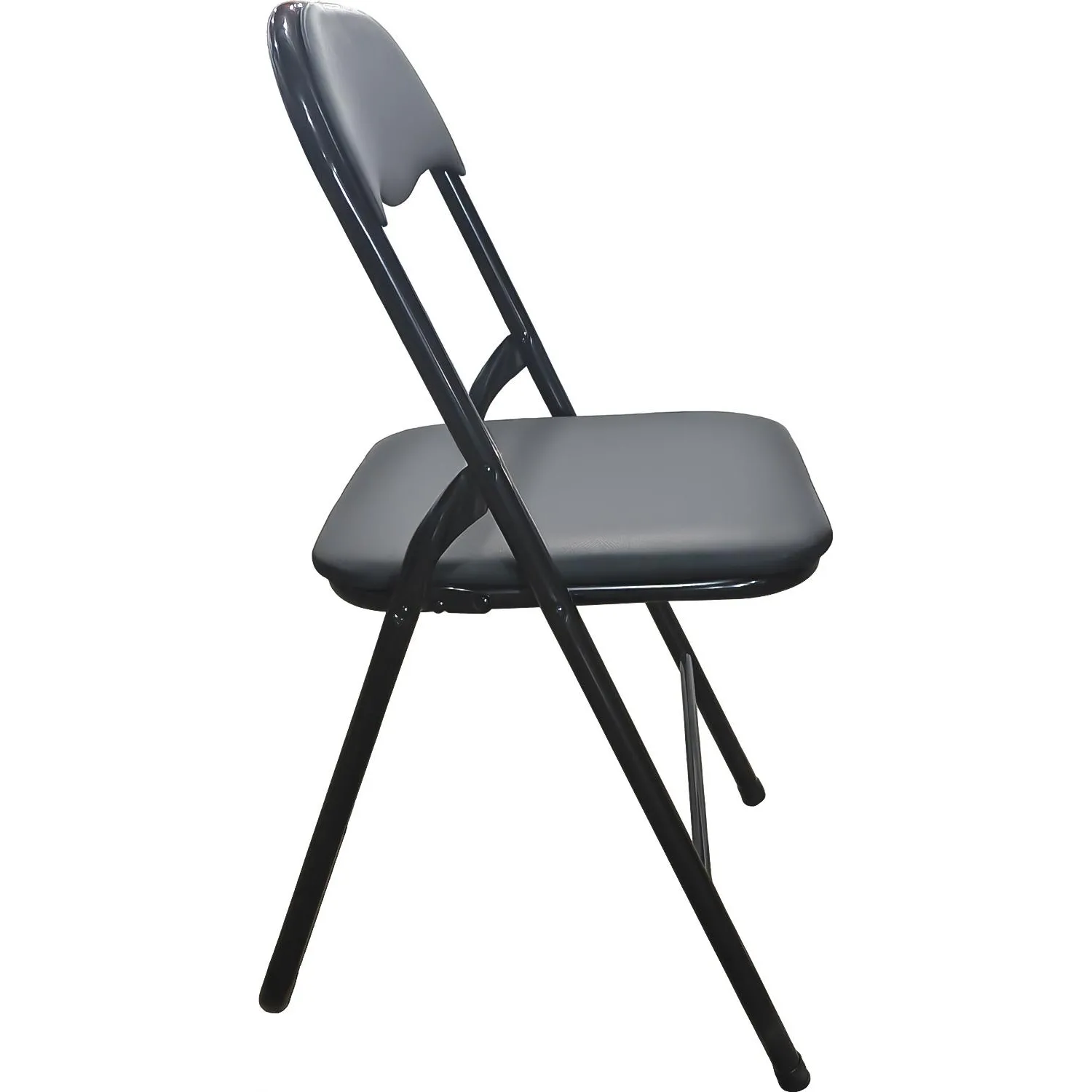 Стул складной ЮТК Easy Chair экокожа, черный 78х45х46,5см - фото 3