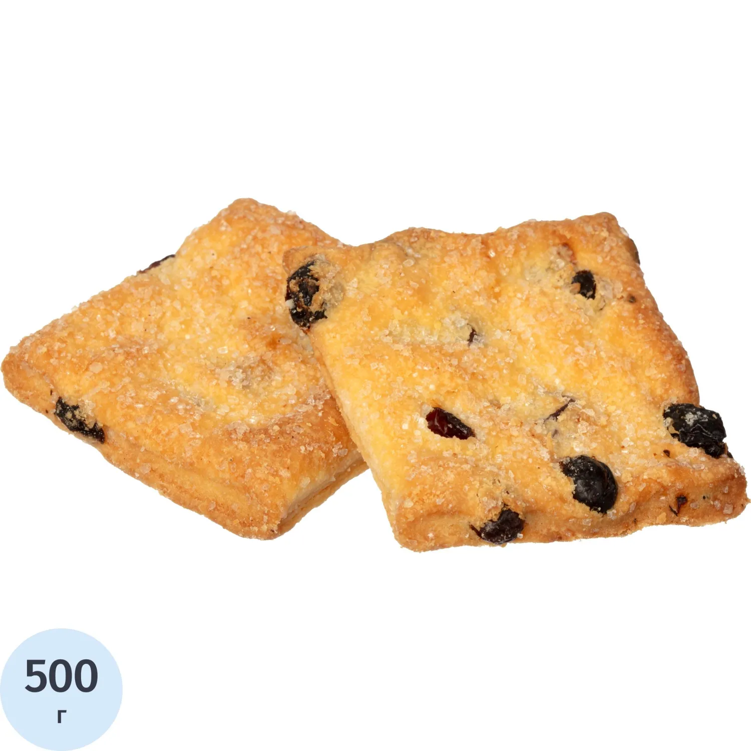 Печенье сдобное Деловой Стандарт с изюмом, 500г - фото 1