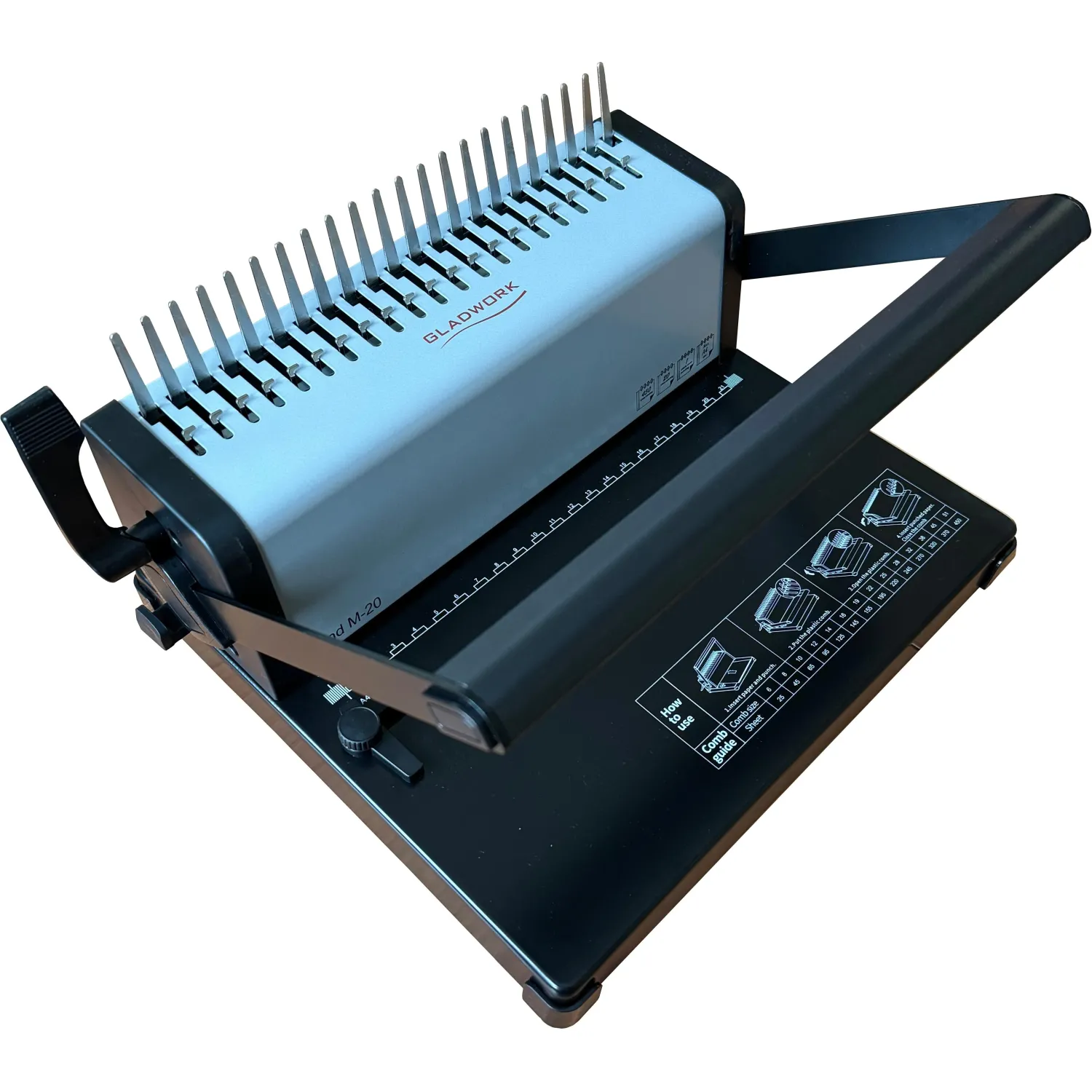 Брошюровщик Gladwork iBind M-20 А4, 20/450 лист., пл.пруж - фото 1