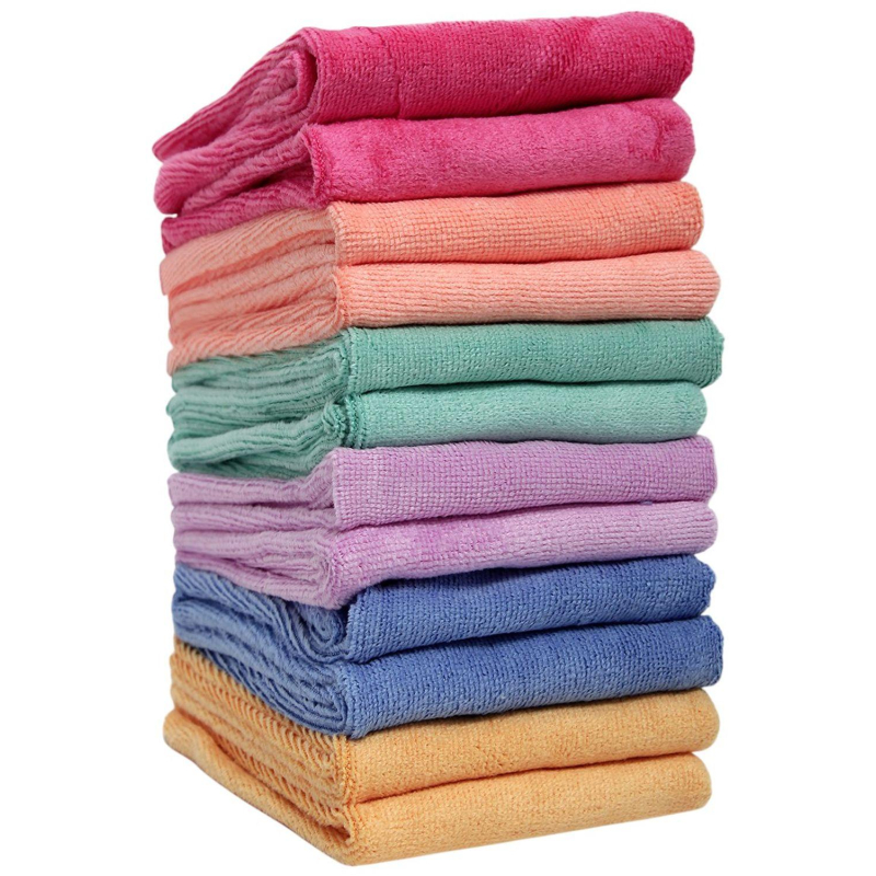Салфетки из микрофибры набор 250 гр/м2,  30x45 см. (12 шт.) LIMROY LR-123 - фото 3