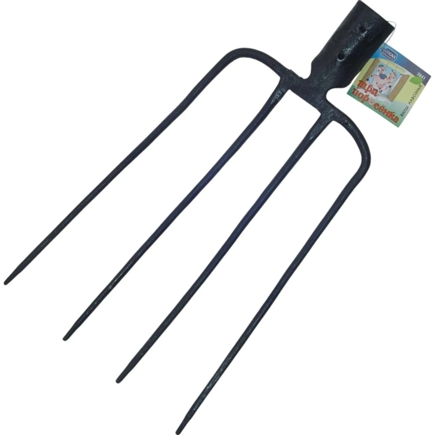 Вилы копальные 4-рогие 20x29 см без черенка - фото 1