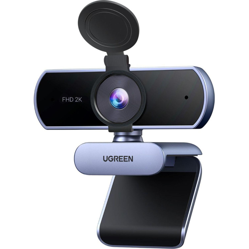 Веб-камера Ugreen CM717 (25442) 2K Full HD 1080P Webcam. серый - фото 1