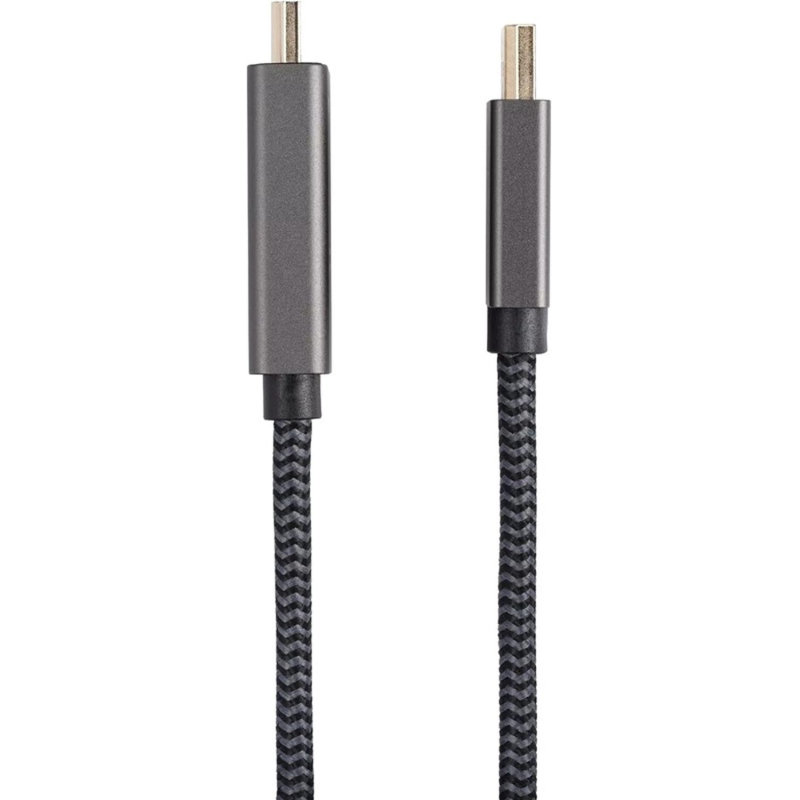 Кабель Telecom (TA561M-1.8M) DisplayPort M-&gt; HDMI M 4K@60Hz 1.8m оплетка - фото 2