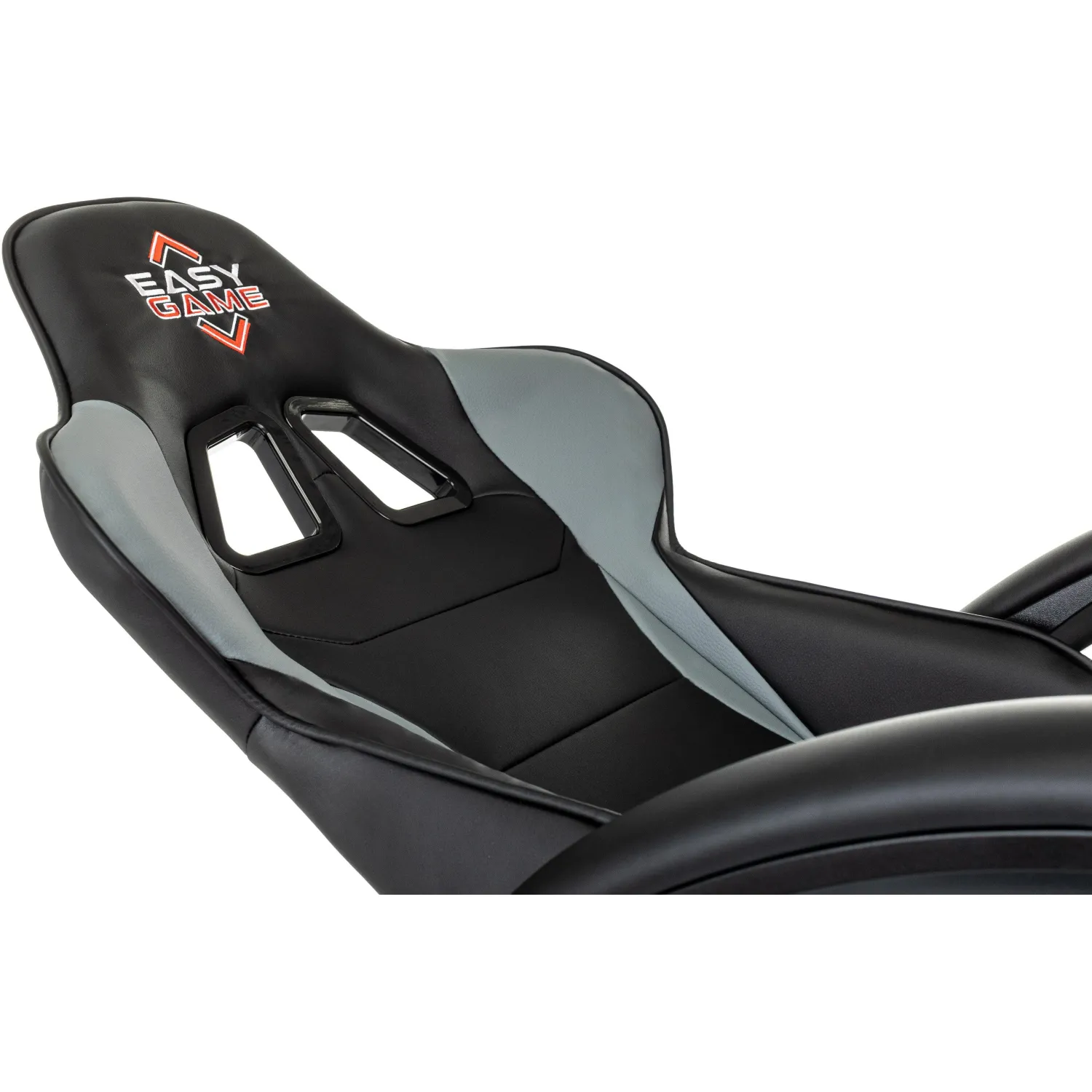 Кресло VB_Echair Easy Game-907 LT PU экокожа черный/серый, пластик - фото 9