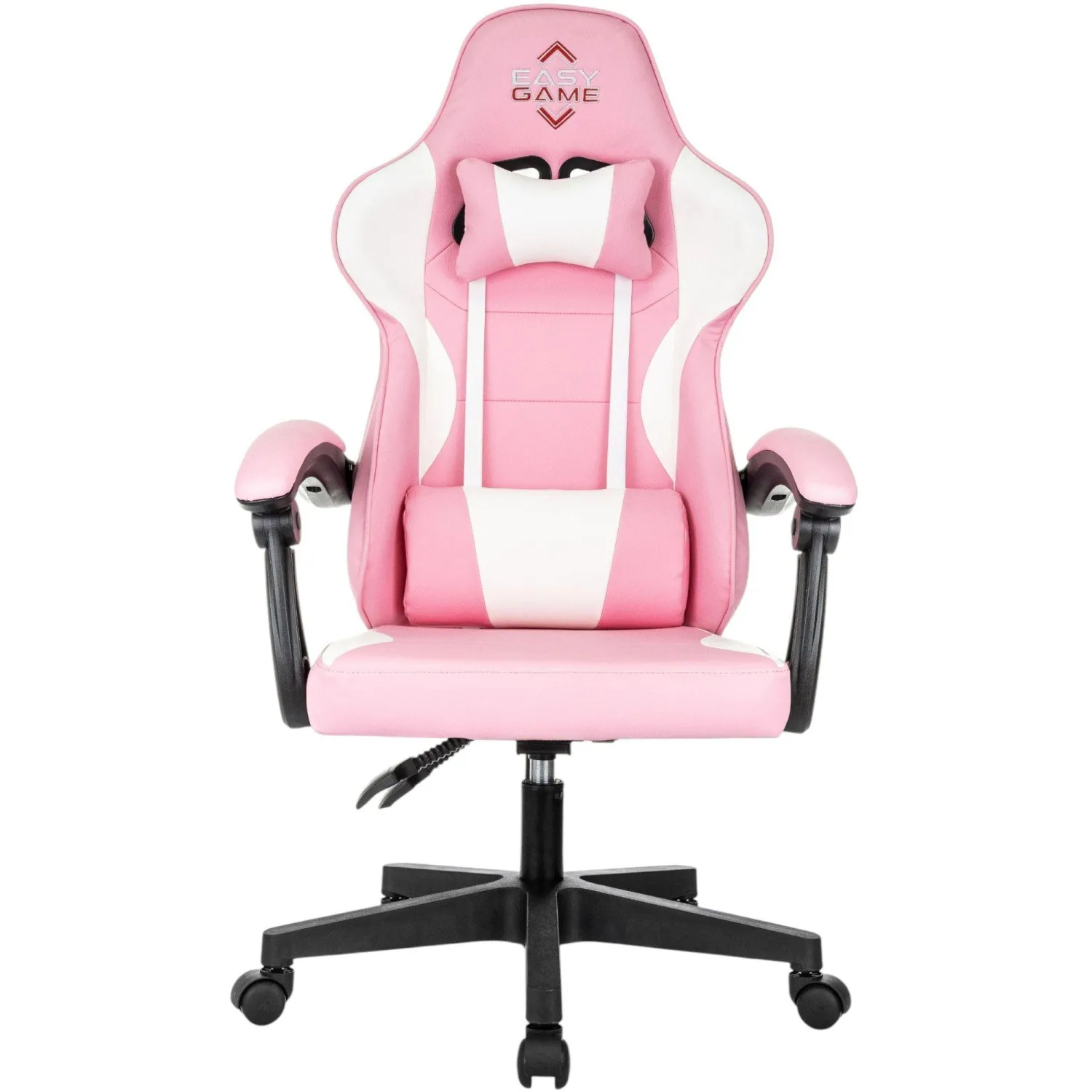 Кресло VB_Echair Easy Game-907 LT PU экокожа розовый/белый, пластик - фото 3
